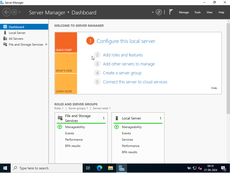 How to set up Active Directory Domain Services In Windows Server 2022?