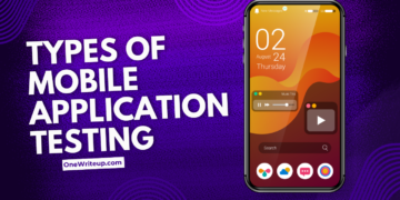 Types of mobile application testing