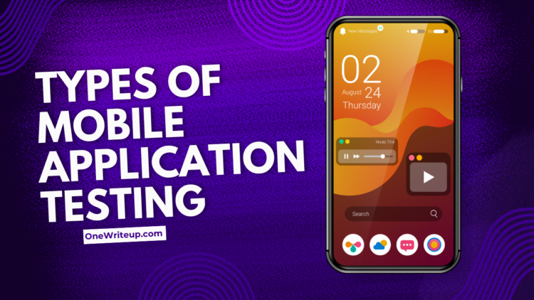 Types of mobile application testing