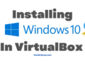 how to install VirtualBox in windows 10