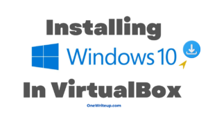 how to install VirtualBox in windows 10