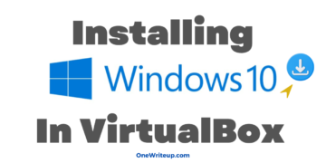 how to install VirtualBox in windows 10